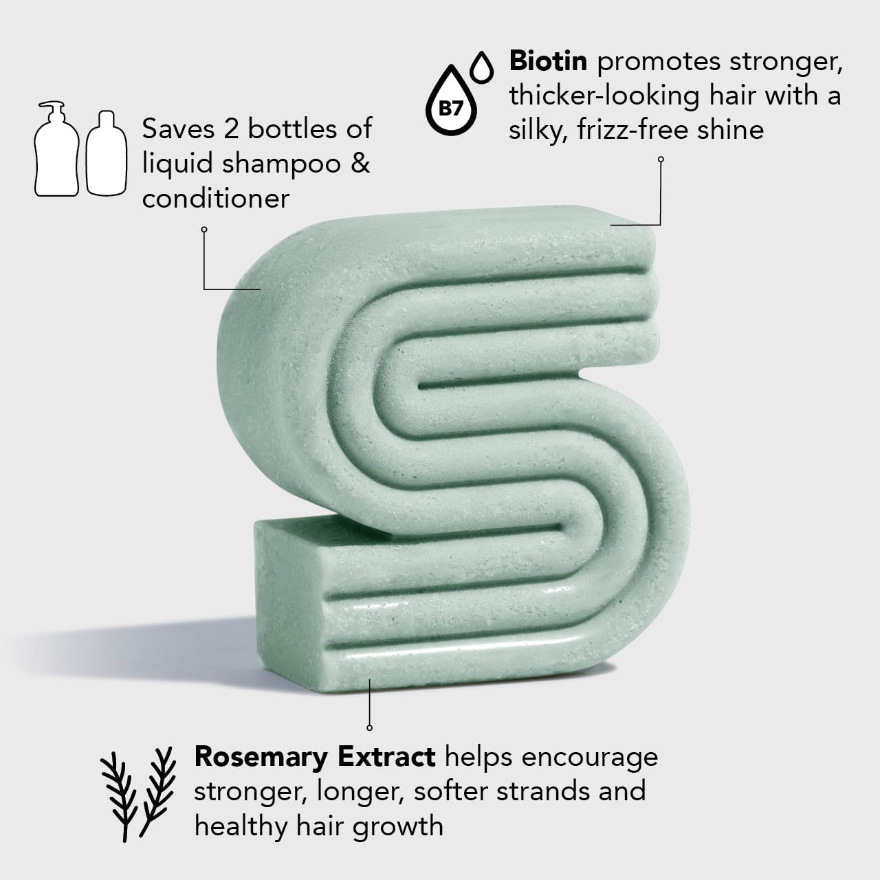 Rosmarin & Biotin Schampo + Balsam Kombinationspaket